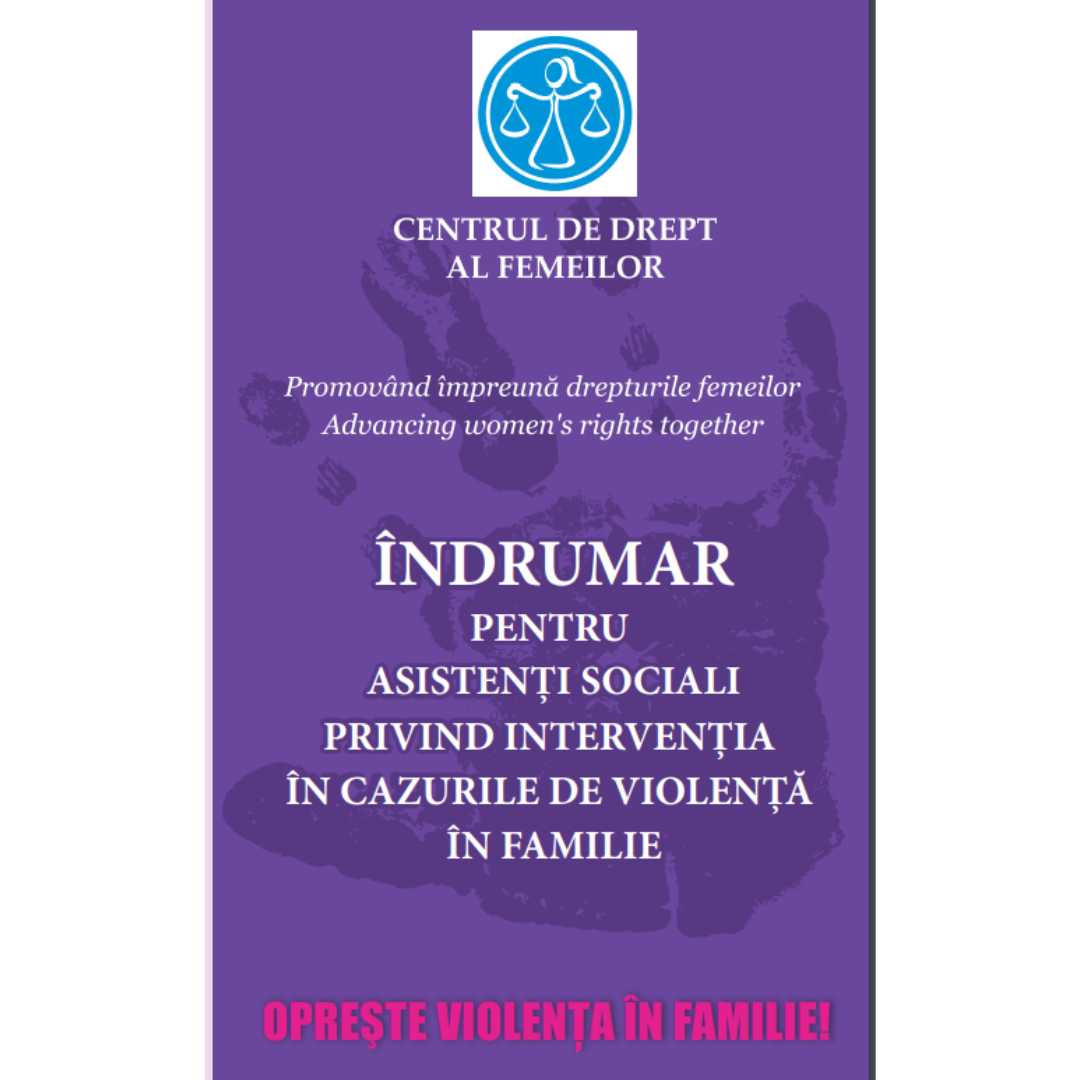 Îndrumar pentru asistenți sociali privind intervenția în cazurile de violență în familie