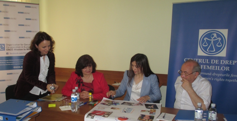 25 de judecători, procurori și avocaţi din Republica Moldova participă în perioada 21 și 22 mai 2015 la un curs de formare al formatorilor ”Implementarea legislației Republicii Moldova cu privire la prevenirea și combaterea violenței în familie”.