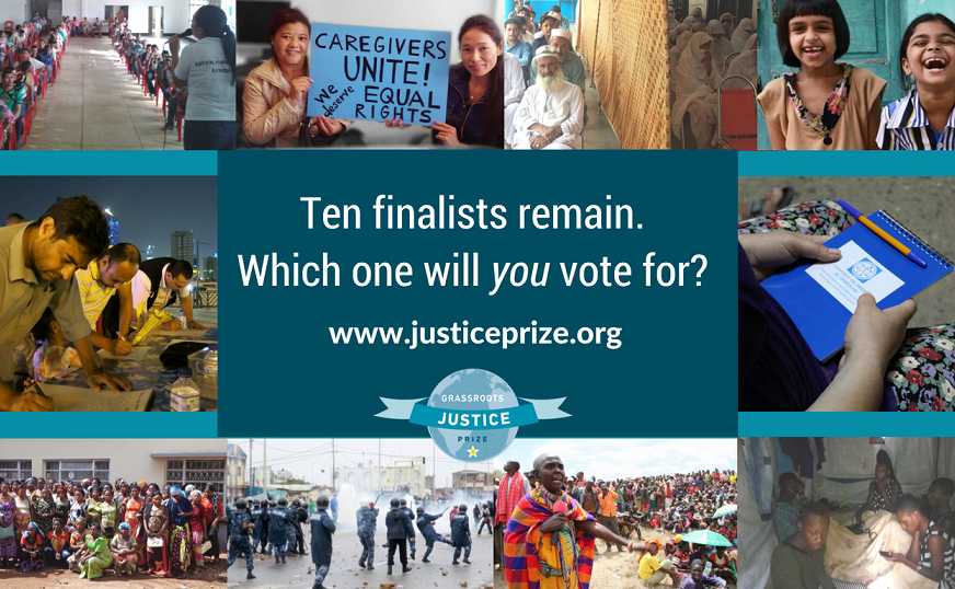 Centrul de Drept al Femeilor a ajuns în finala competiției Grassroots Justice Prize.