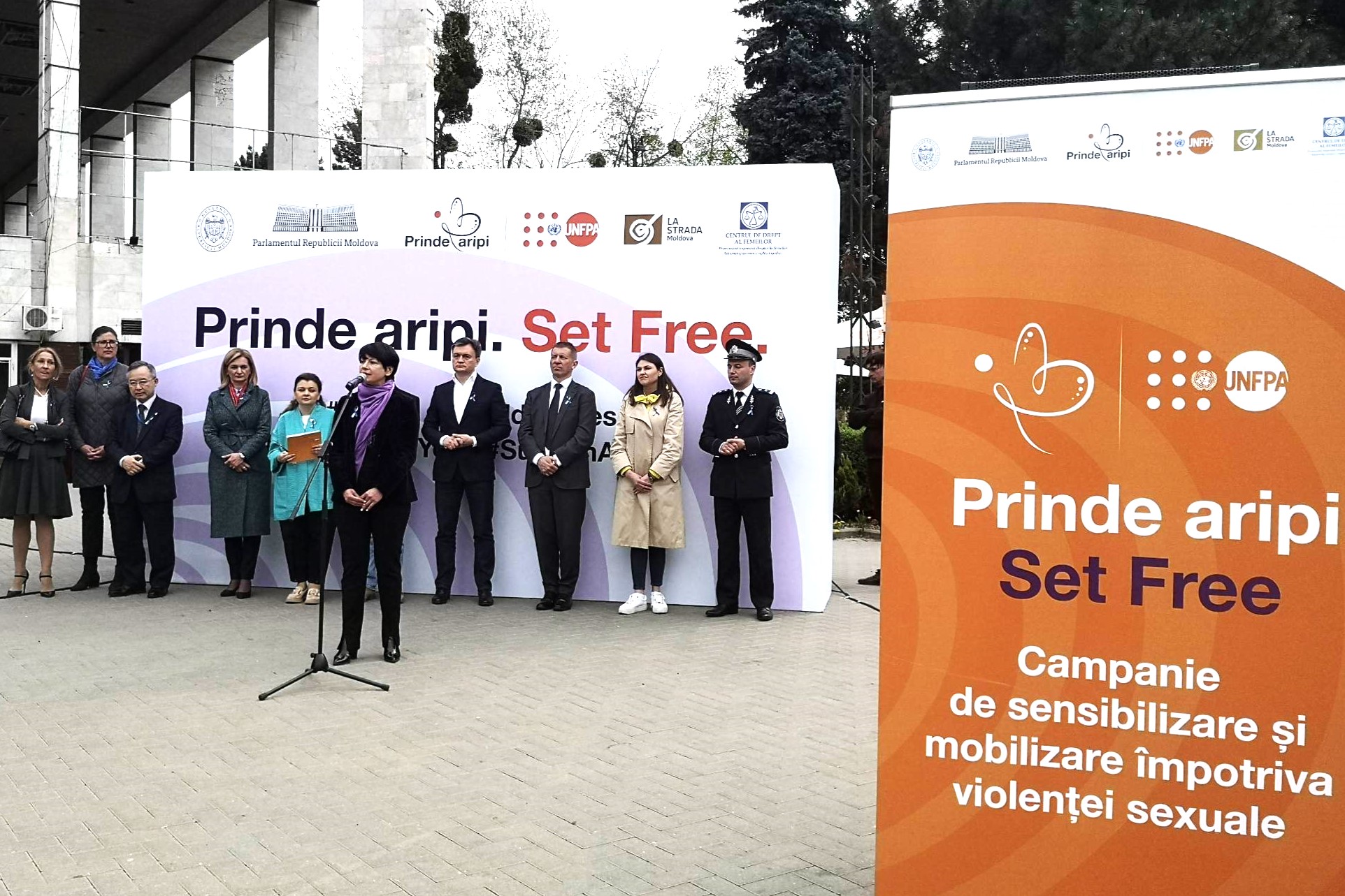 Centrul de Drept al Femeilor s-a alăturat campaniei de sensibilizare și mobilizare împotriva violenței sexuale „Prinde aripi. Set Free.”