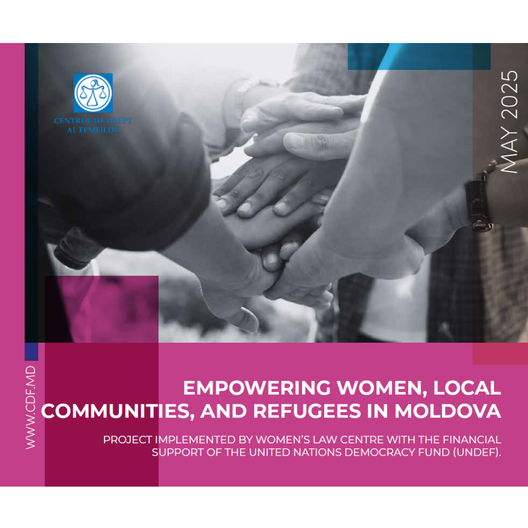 Empowering women, local communities, and refugees in Moldova – project summary brochure
